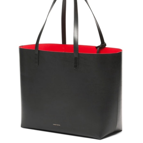 Bags Large Black Nylon Red Interior Tote Bag Poshmark